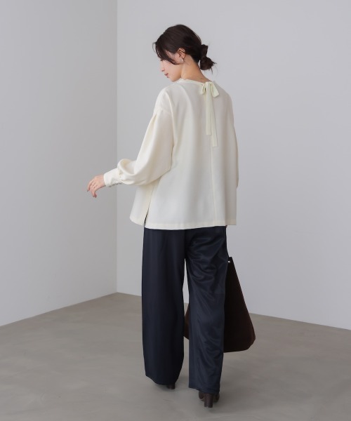 Bou Jeloud（ブージュルード）の「パールカフスチュニック（その他トップス・レディース・ベージュ/ブラック・38）」の9枚目の写真