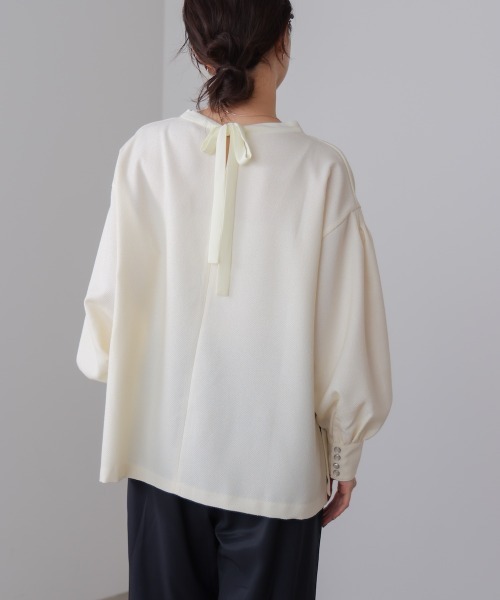 Bou Jeloud（ブージュルード）の「パールカフスチュニック（その他トップス・レディース・ベージュ/ブラック・38）」の10枚目の写真