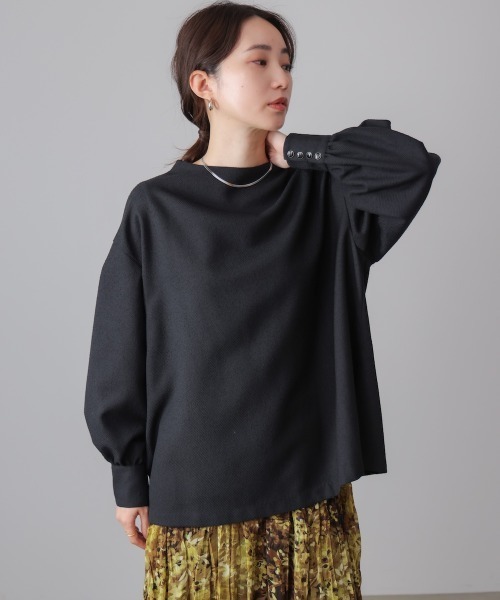 Bou Jeloud（ブージュルード）の「パールカフスチュニック（その他トップス・レディース・ベージュ/ブラック・38）」の19枚目の写真