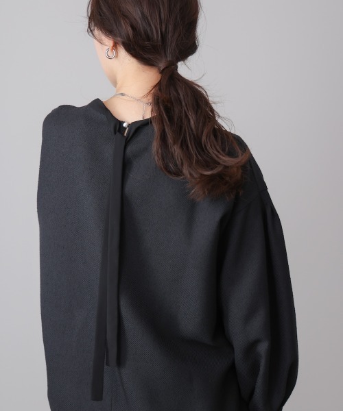 Bou Jeloud（ブージュルード）の「パールカフスチュニック（その他トップス・レディース・ベージュ/ブラック・38）」の21枚目の写真