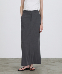 Straight Maxi Skirt - Charcoal