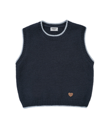 MELLOTORY（メロートリー）の「シンプルラインニットベスト (2カラー)（ベスト）」