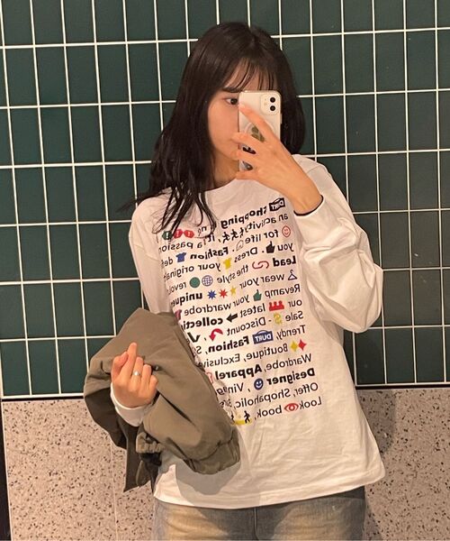 DURTの「ICON LONG SLEEVE TEE (WHITE)（Tシャツ/カットソー・レディース・その他・LARGE/MEDIUM/SMALL/X-LARGE）」の7枚目の写真