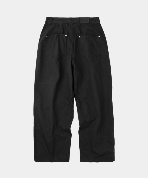 LETTERCOMO(レテルコモ)の「ビッグワイドコットンパンツブラック(その他パンツ・レディース・その他・SMALL/MEDIUM/LARGE)」の2枚目の写真