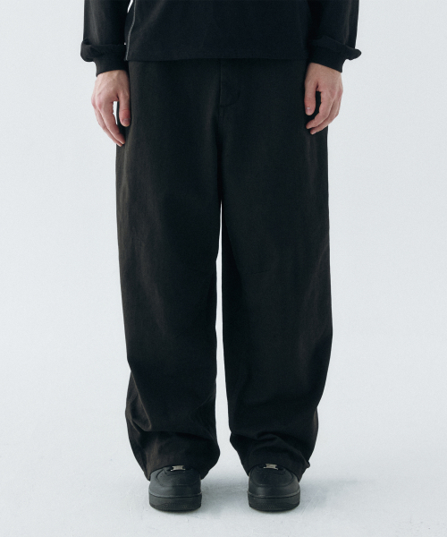 LETTERCOMO(レテルコモ)の「ビッグワイドコットンパンツブラック(その他パンツ・レディース・その他・SMALL/MEDIUM/LARGE)」の7枚目の写真
