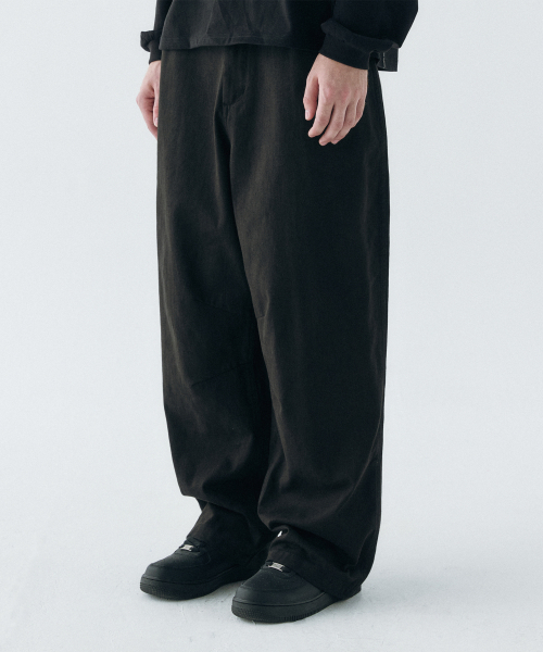 LETTERCOMO(レテルコモ)の「ビッグワイドコットンパンツブラック(その他パンツ・レディース・その他・SMALL/MEDIUM/LARGE)」の8枚目の写真