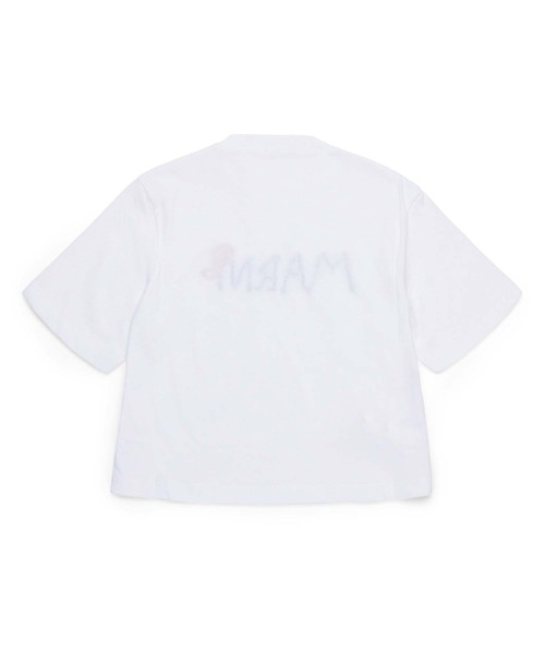 MARNI（マルニ）の「MARNI(マルニ)Kids & Junior ブランドロゴ半袖Tシャツカットソー（Tシャツ/カットソー・キッズ・ホワイト・4Y/6Y/8Y/10Y/12Y/14Y）」の4枚目の写真