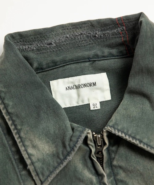 STUDIOUS（ステュディオス）の「【ANACHRONORM】AN384-D REMAKED DETROIT DUCK JACKET（デニムジャケット・メンズ・イエロー/ブラック・3/2）」の10枚目の写真