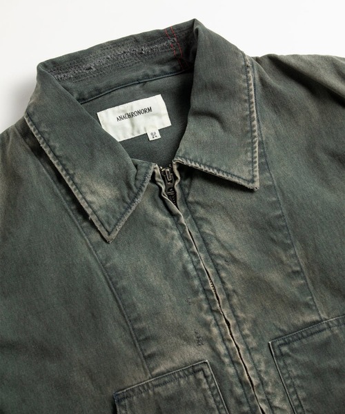 STUDIOUS（ステュディオス）の「【ANACHRONORM】AN384-D REMAKED DETROIT DUCK JACKET（デニムジャケット・メンズ・イエロー/ブラック・3/2）」の13枚目の写真