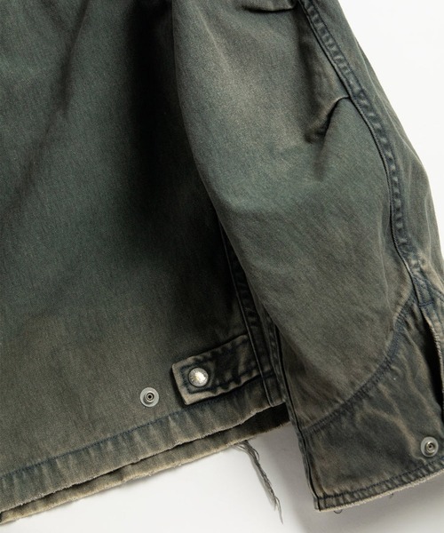 STUDIOUS（ステュディオス）の「【ANACHRONORM】AN384-D REMAKED DETROIT DUCK JACKET（デニムジャケット・メンズ・イエロー/ブラック・3/2）」の15枚目の写真