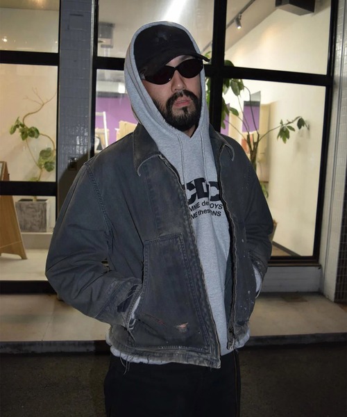 STUDIOUS（ステュディオス）の「【ANACHRONORM】AN384-D REMAKED DETROIT DUCK JACKET（デニムジャケット・メンズ・イエロー/ブラック・3/2）」の9枚目の写真