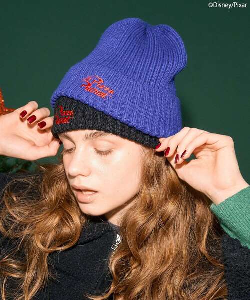 Disney（ディズニー）の「【PIZZA PLANET】ニットCAP（ニットキャップ/ビーニー・レディース・ブラック/ブルー・FREE）」の7枚目の写真