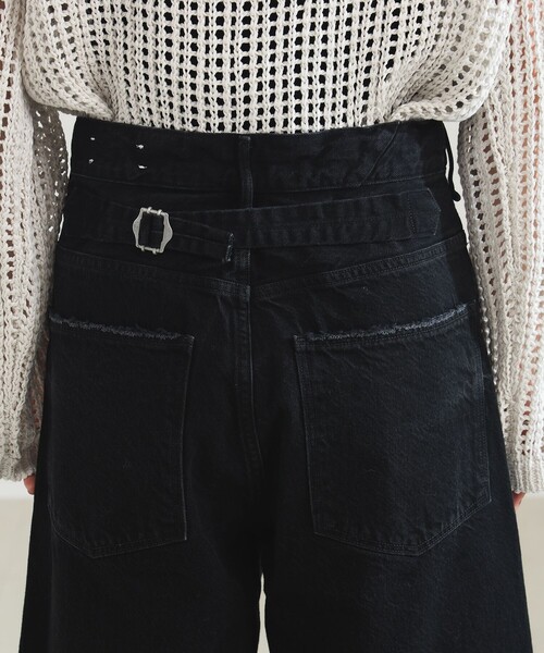upperhights(アッパーハイツ)の「【7/24値下げ】upper hights / THE LIAMSHT デニム ショートパンツ(デニムパンツ・レディース・ホワイト系その他2/ブラック・23/25/24)」の20枚目の写真