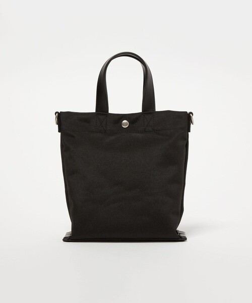 green label relaxing（グリーンレーベルリラクシング）の「GLR キャンバスライク 2WAY ミニ トートバッグ（ショルダーバッグ・メンズ・ブラック/ナチュラル・FREE）」の11枚目の写真