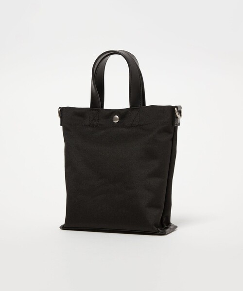 green label relaxing（グリーンレーベルリラクシング）の「GLR キャンバスライク 2WAY ミニ トートバッグ（ショルダーバッグ・メンズ・ブラック/ナチュラル・FREE）」の12枚目の写真
