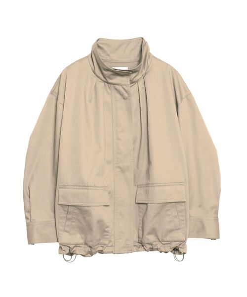 ELENDEEK（エレンディーク）の「チノスタンドタックフォルムコート（その他アウター・レディース・アイボリー/ベージュ・FREE）」の15枚目の写真