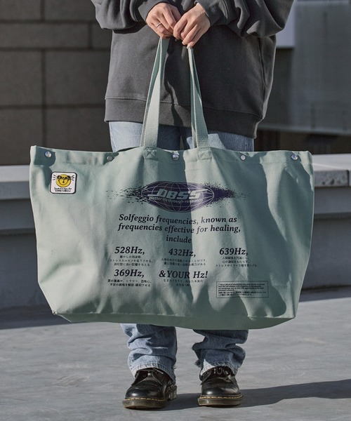 DIET BUTCHER SLIM SKIN(ダイエットブッチャースリムスキン)の「DIET BUTCHER SLIM SKIN/ダイエットブッチャースリムスキン SCALE TOTE キャンバストートバッグ(トートバッグ・メンズ・ブラック/グレー/グリーン・FREE)」の12枚目の写真
