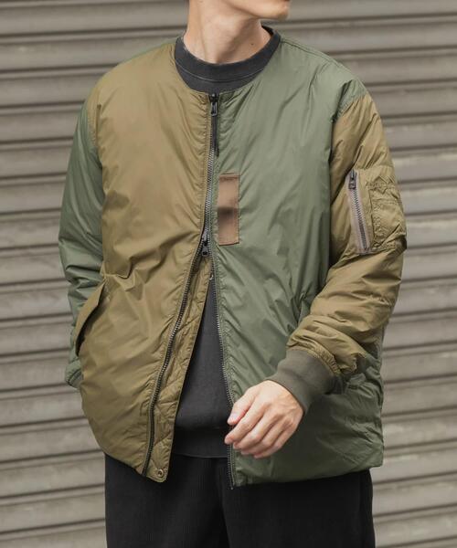 TAION(タイオン)の「TAION Reversible MA-1 Down Jacket(MA-1・メンズ・ブラック/グリーン系その他/その他1・LARGE/MEDIUM/X-LARGE)」の1枚目の写真