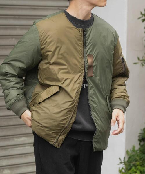 TAION(タイオン)の「TAION Reversible MA-1 Down Jacket(MA-1・メンズ・ブラック/グリーン系その他/その他1・LARGE/MEDIUM/X-LARGE)」の17枚目の写真