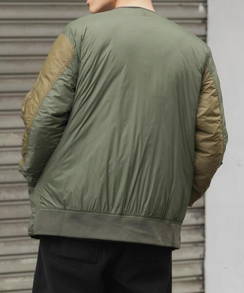 TAION(タイオン)の「TAION Reversible MA-1 Down Jacket(MA-1・メンズ・ブラック/グリーン系その他/その他1・LARGE/MEDIUM/X-LARGE)」の18枚目の写真
