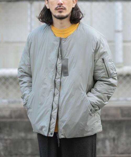 TAION(タイオン)の「TAION Reversible MA-1 Down Jacket(MA-1・メンズ・ブラック/グリーン系その他/その他1・LARGE/MEDIUM/X-LARGE)」の16枚目の写真