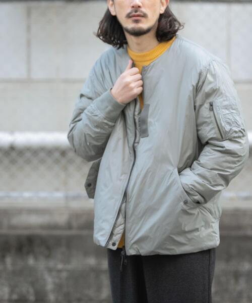 TAION(タイオン)の「TAION Reversible MA-1 Down Jacket(MA-1・メンズ・ブラック/グリーン系その他/その他1・LARGE/MEDIUM/X-LARGE)」の4枚目の写真