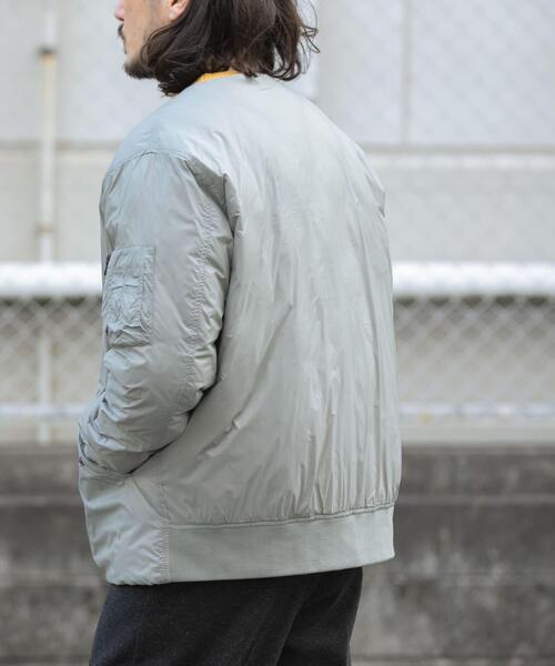 TAION(タイオン)の「TAION Reversible MA-1 Down Jacket(MA-1・メンズ・ブラック/グリーン系その他/その他1・LARGE/MEDIUM/X-LARGE)」の5枚目の写真