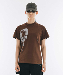 COLDWARM（コールドウォーム）の「dot graphic t-shirt (brown) -small fit-（Tシャツ/カットソー）」