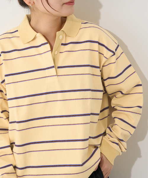 マルチボーダーポロシャツ（ポロシャツ）｜JOURNAL STANDARD