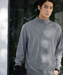 GLOBAL WORK | シルクブレンドニット/モックネックプルオーバー/Salon de GW/638790(ニット/セーター)