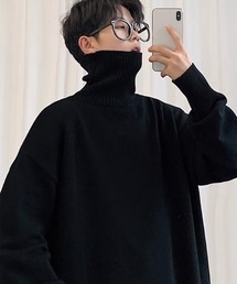 SBG ルーズシルエット ハイネックニット