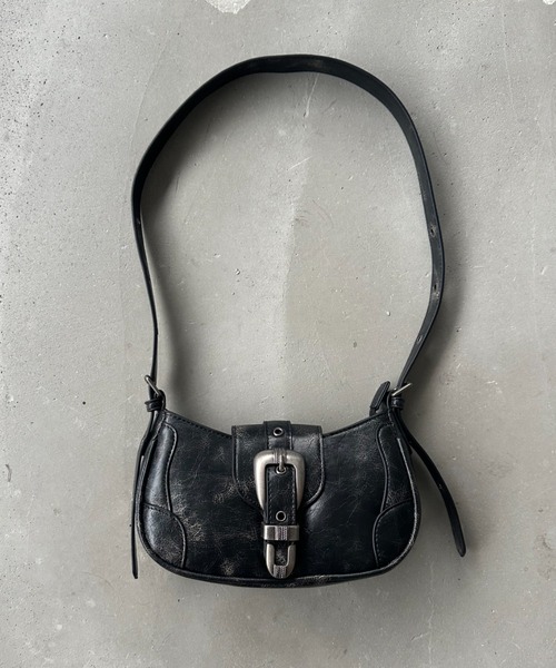 Ellno Loset(エルノロゼット)の「バックルデザインショルダーバック(ショルダーバッグ・メンズ・ブラック系その他/ブラック/ブラウン系その他・FREE)」の14枚目の写真