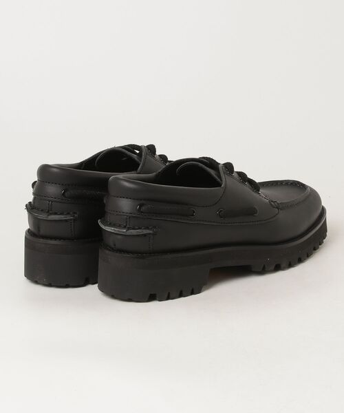 Tomo&Co.（トモアンドシーオー）の「Tomo&Co FAT LACE DECK SHOES (TMTKS-S-0063)（モカシン/デッキシューズ・メンズ・ブラック・28/27/26）」の2枚目の写真