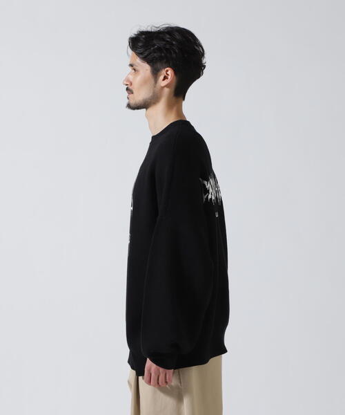 ROYAL FLASH（ロイヤルフラッシュ）の「【guernika×ちびまる子ちゃん】Drooping Maruko Knit sweater（ニット/セーター・メンズ・ブラック・F）」の12枚目の写真