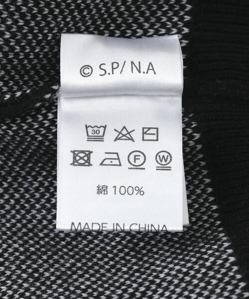 ROYAL FLASH（ロイヤルフラッシュ）の「【guernika×ちびまる子ちゃん】Drooping Maruko Knit sweater（ニット/セーター・メンズ・ブラック・F）」の10枚目の写真