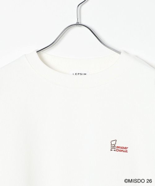 LEPSIM（レプシィム）の「【Mister Donut】フォトクルースウェット　627323（スウェット・レディース・ブラック/オフホワイト・FREE）」の16枚目の写真