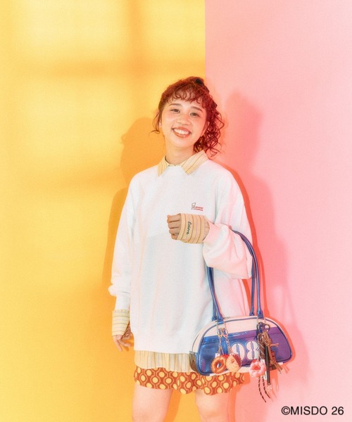 LEPSIM（レプシィム）の「【Mister Donut】フォトクルースウェット　627323（スウェット・レディース・ブラック/オフホワイト・FREE）」の6枚目の写真