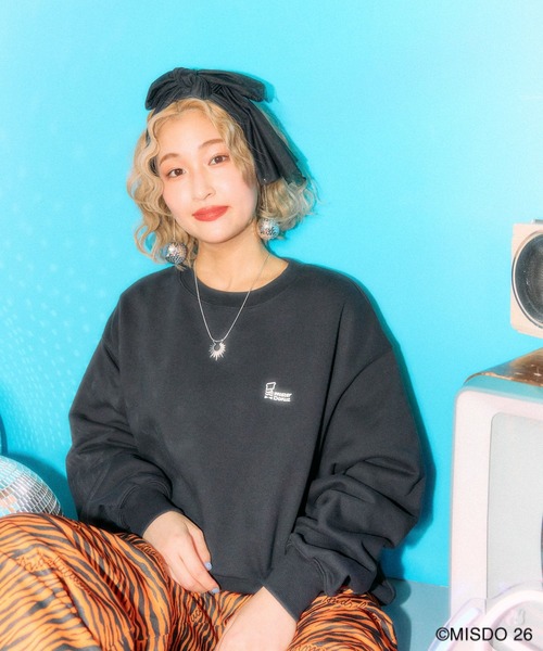 LEPSIM（レプシィム）の「【Mister Donut】フォトクルースウェット　627323（スウェット・レディース・ブラック/オフホワイト・FREE）」の10枚目の写真