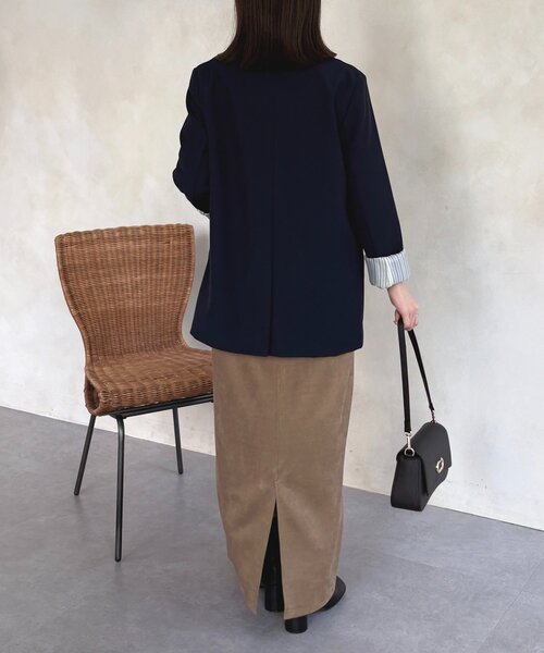 Thevon（ゼボン）の「Fスエードビスチェ風キャミワンピース（ワンピース・レディース・チャコールグレー/アイボリー/ベージュ・FREE）」の22枚目の写真