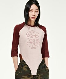 3SC RAGLAN SUIT TEE (PINK)
