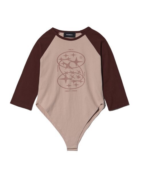 PIECEMAKER(ピースメーカー)の「3SC RAGLAN SUIT TEE (PINK)(Tシャツ/カットソー・レディース・その他・FREE)」の4枚目の写真