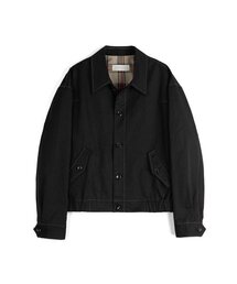 SECONDMONO（セカンドモノローグ）の「ミニマルボタンクロップジャケットブラック SEJK001BLACK（ブルゾン）」