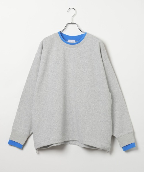 LEPSIM(レプシィム)の「配色リブプルオーバー 639509(Tシャツ/カットソー・レディース・ベージュ系その他/ブルー系その他/グレー/ブラック系その他・FREE)」の3枚目の写真