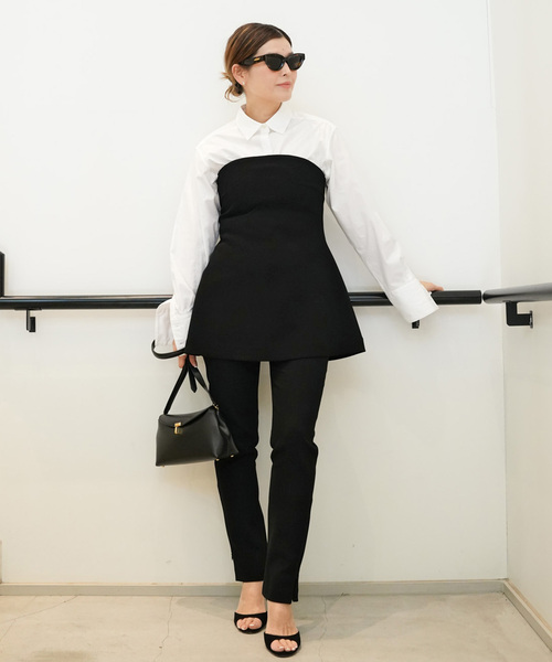 Deuxieme Classe（ドゥーズィエムクラス）の「DRESS  FIT シャツ（シャツ/ブラウス・レディース・サックスブルー/ホワイト・FREE）」の7枚目の写真