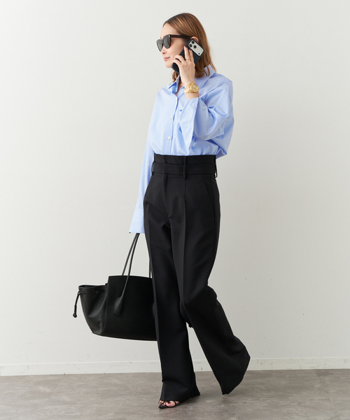 Deuxieme Classe（ドゥーズィエムクラス）の「DRESS  FIT シャツ（シャツ/ブラウス・レディース・サックスブルー/ホワイト・FREE）」の22枚目の写真