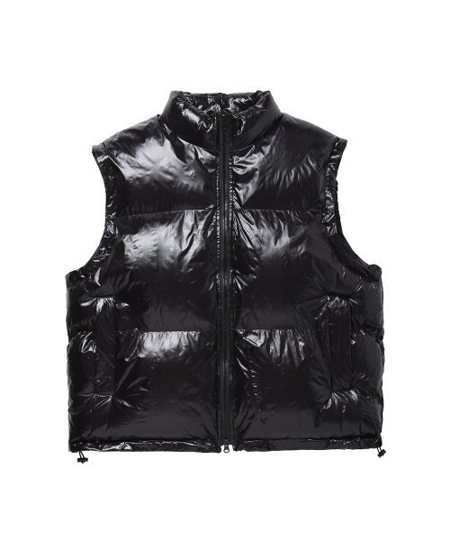 APOSTROPHE COMMA(アポストロフィコンマ)の「ハイグロスツーウェイダウンベスト(カーキ)(ダウンベスト・メンズ・その他・LARGE/MEDIUM/SMALL)」の5枚目の写真
