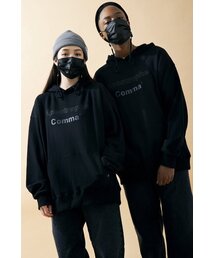 ACOMMA MASK HANGER HOODIE (Black/Black)