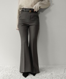 on:nue（オンニュ）の「【on:nue】[着用動画あり！][低身長/高身長/サイズ展開有/4色展開] センタープレスフレアスラックスパンツ /2026 SS COLLECTION（スラックス）」