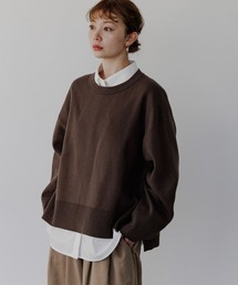 BAYFLOW | [春まで着られる]スウェットライクショートニット(ニット/セーター)