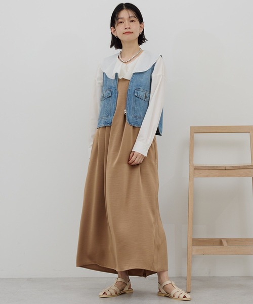 AMERICAN HOLIC(アメリカンホリック)の「【イージーケア】ラッフルブラウス(シャツ/ブラウス・レディース・ストライプ/アイボリー・L/M)」の8枚目の写真